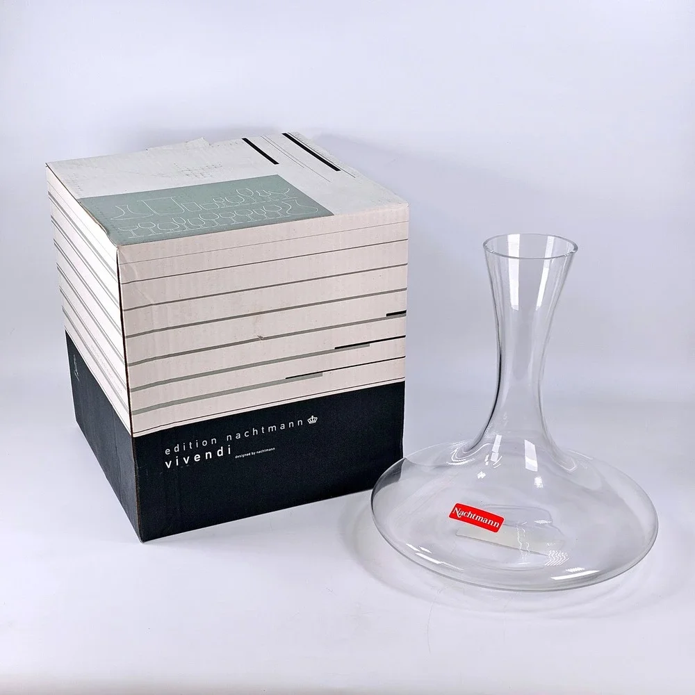 Nachtmann Vivendi Wine Decanter Crystal Carafe 2884/11 Clear Glass Aerator Boxed